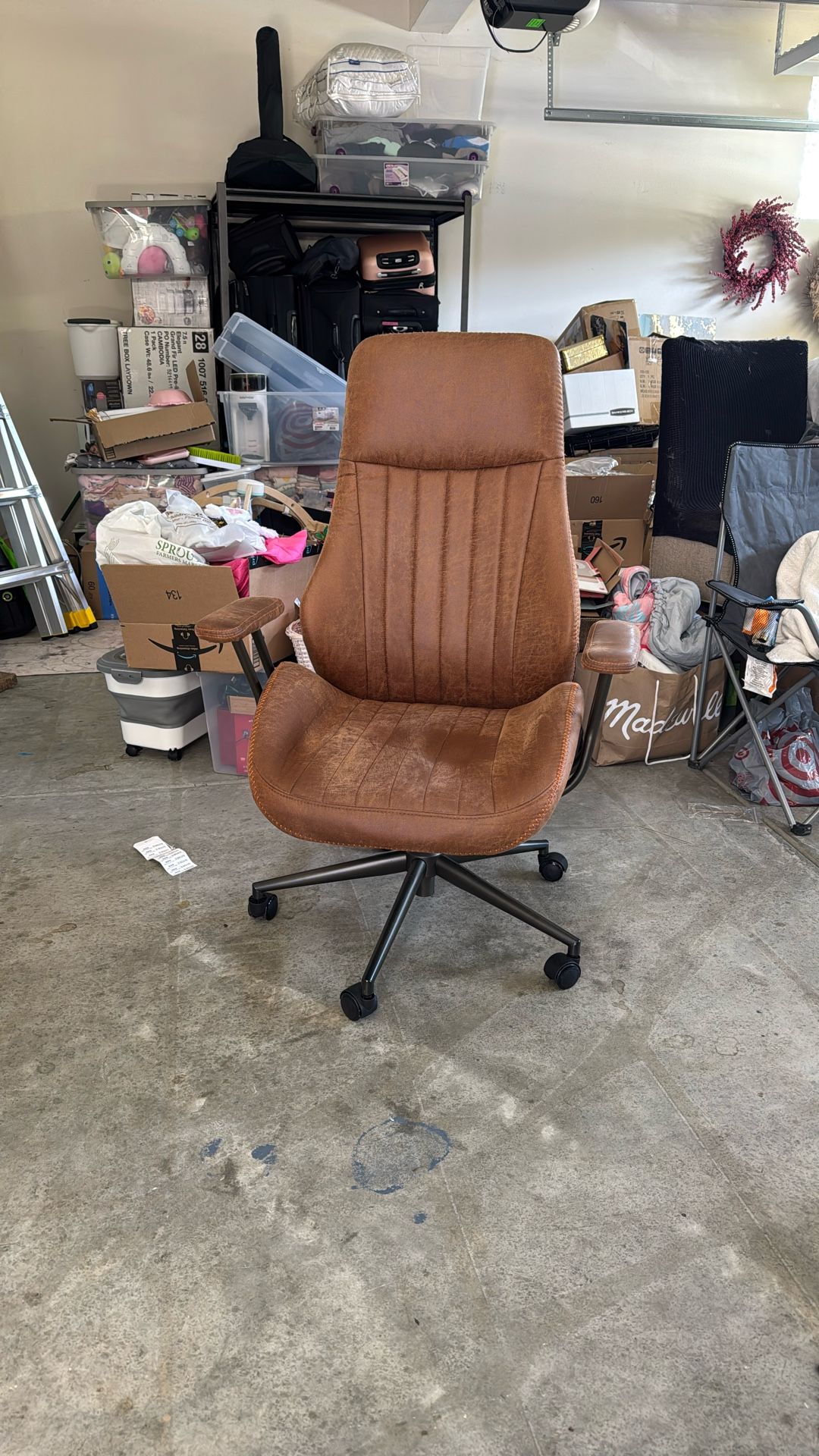 Swivel And Full Recline Office Chair