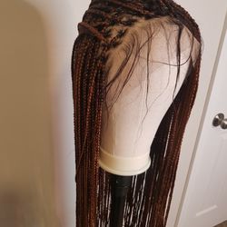 Frontal Braided Knotless Wig Ready-to-ship