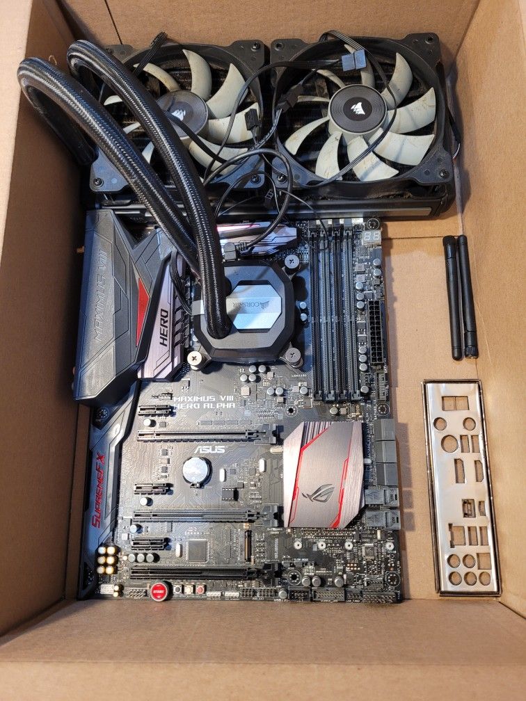 i7-6700k & Z170 Motherboard W/ Corsair AIO Liquid Cooler