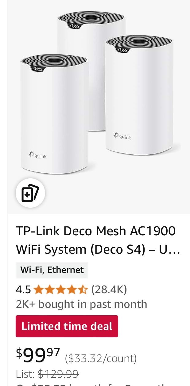 TP-Link Deco Mesh AC1900 WiFi System