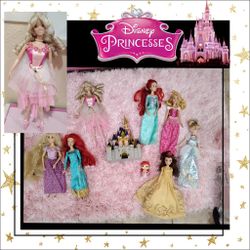 Disney princess dolls lot some 90s Disney store collectables good condition $15 takes all of them
