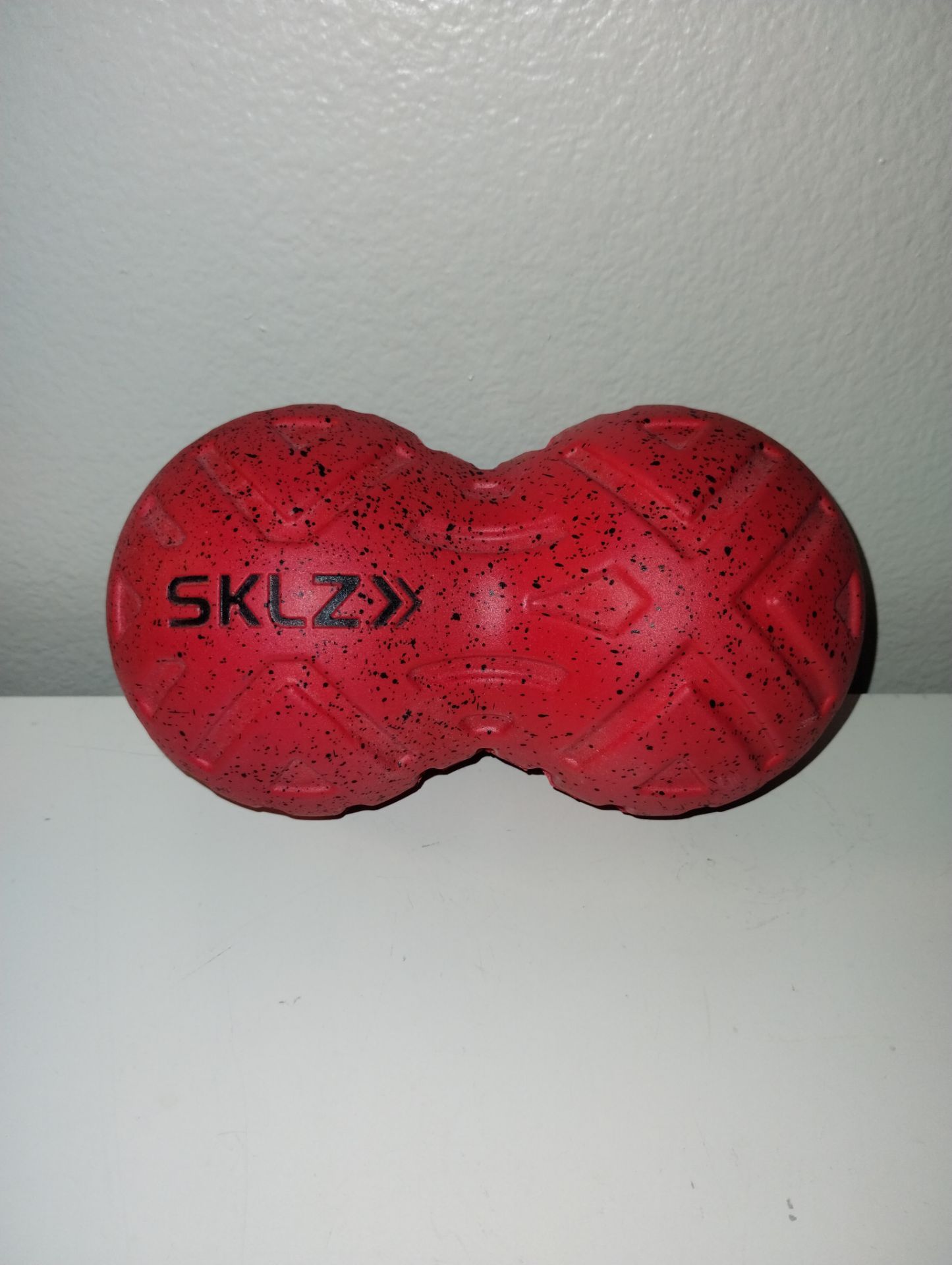 SKLZ Massage Double Ball - Universal Massage Roller - Red - EUC