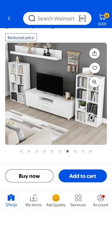 Brand New In The Box Eight Shelf Bookcase Brown