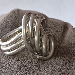 Vintage  Silver Metal Ring 