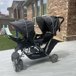 Graco DuoGlider Double Stroller | Lightweight Double Stroller with Tandem Seating