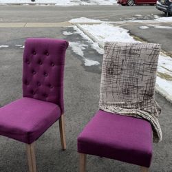 Dining Chairs, Set Of Two