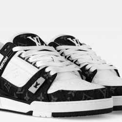 black louis vuitton sneakers