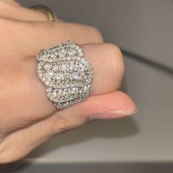 KAY Lab-Grown Diamonds Swirl Ring 3 ct tw 10K White Gold