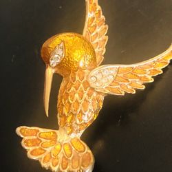 Nice Golden Brooch Pin Eagle 