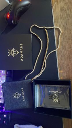 Adamans Gold Necklace and extra Gold chain