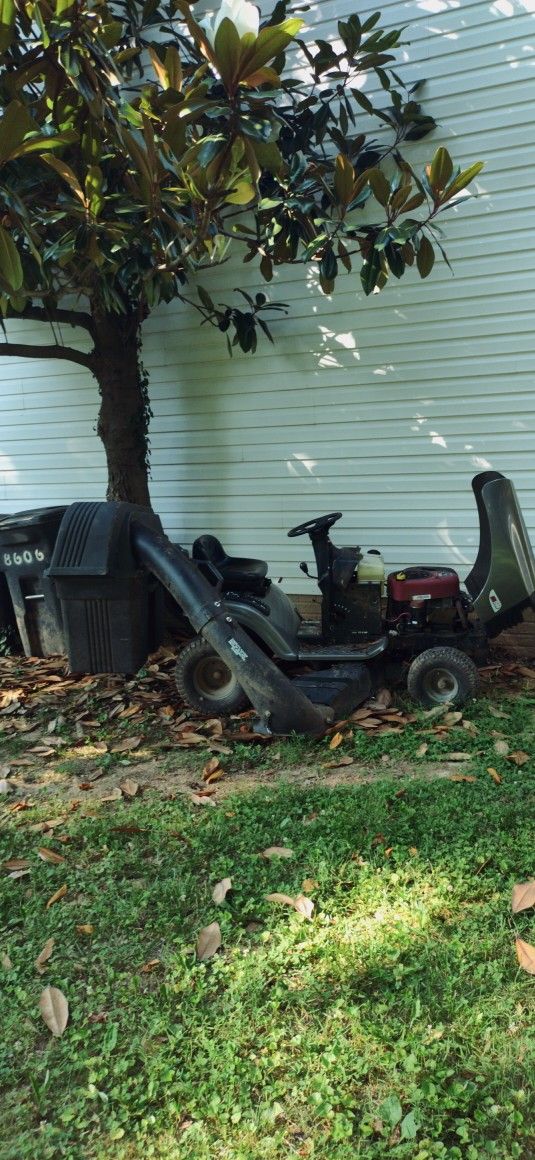 Tractor With Bagger