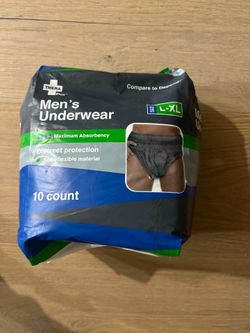 Men’s Disposable Underwear L-XL (10 count)