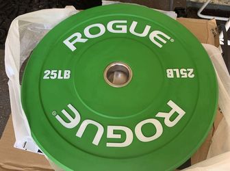 Rogue 25lbs plate 25X2= 50lbs