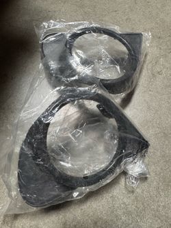2003 04 05 Toyota Echo Yaris Front Bumper Fog Light Bezel Covers NEW