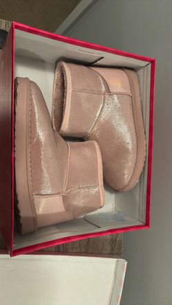 pink sparkly boots