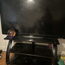 Phillips Tv AND Attachable Tv Stand Included 