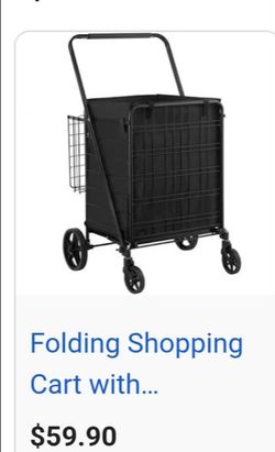 Folding shopping cart