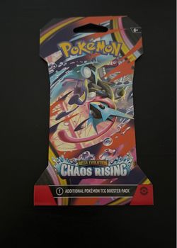 Pokemon Chaos Rising TCG Booster Pack 1 Pack