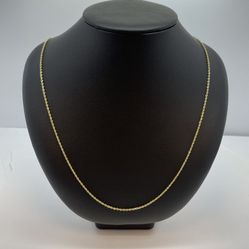 10K GOLD ROPE CHAIN. NEW.