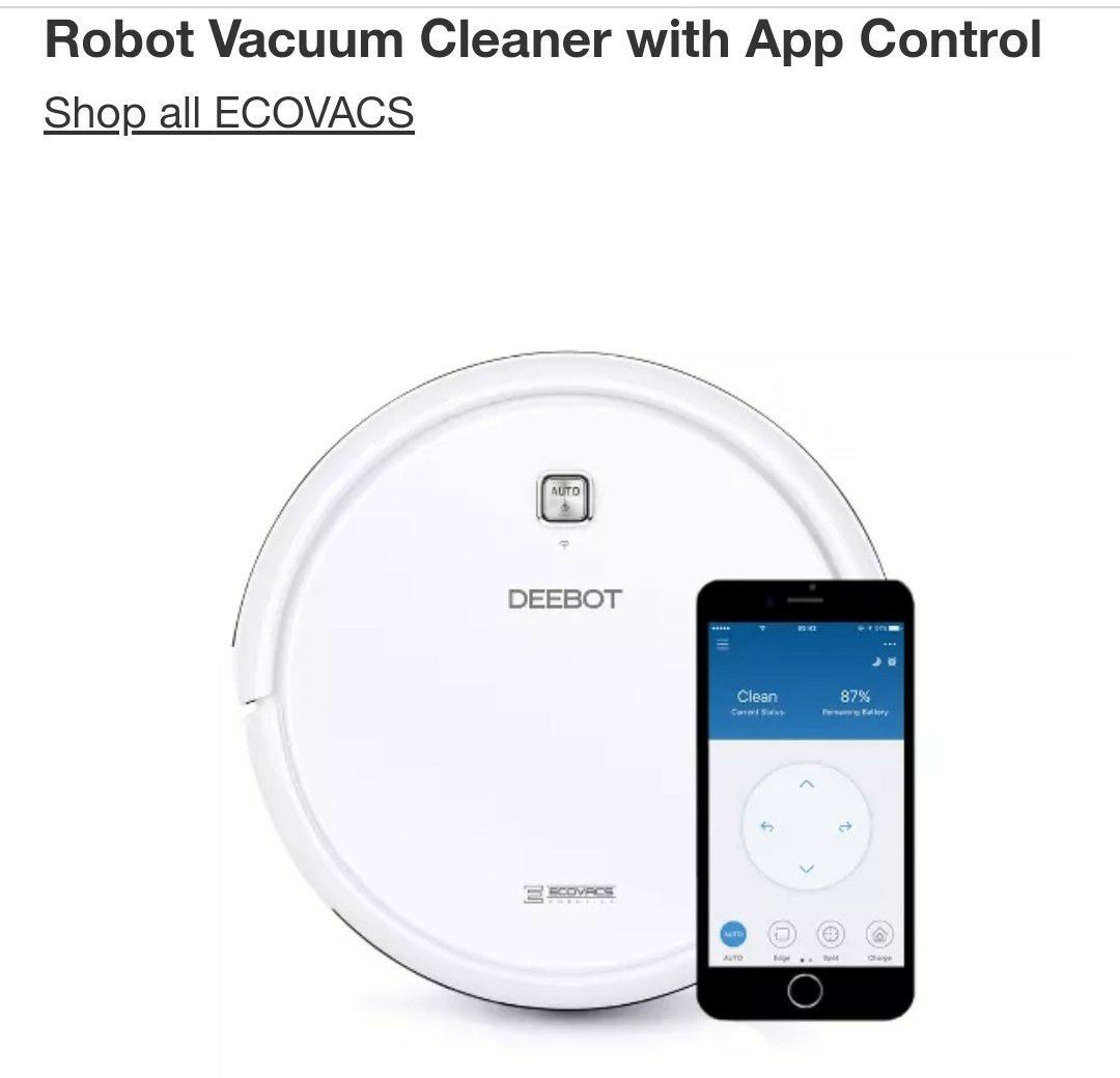 Ecovac Robot vaccum cleaner with app control