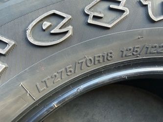 RAM 2500 Tire 275/70/18 TransForce AT (1 Only) LIKE NEW $60.00