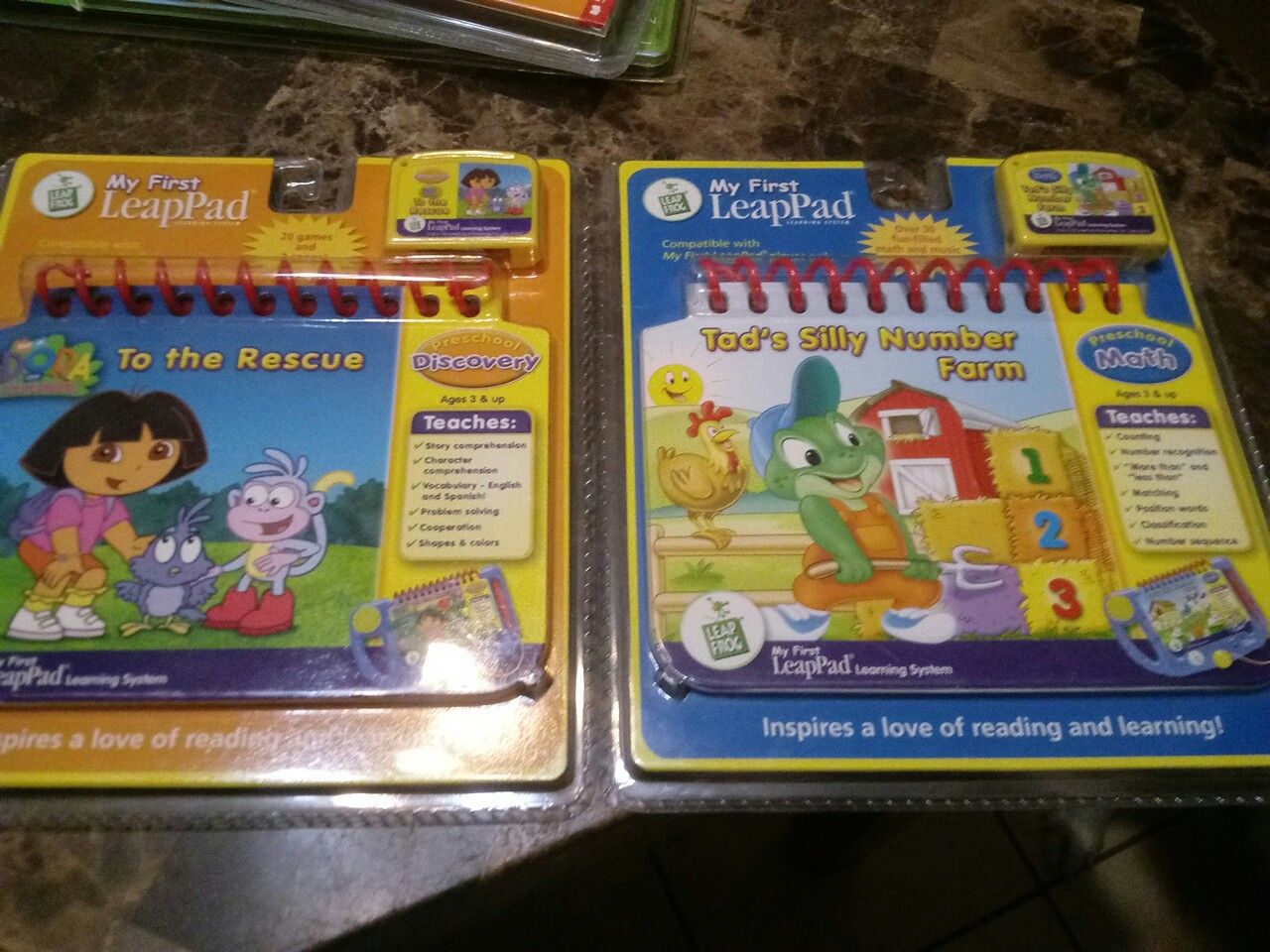 MY FIRST LEAP PAD BOOK AND CARTRIDGE