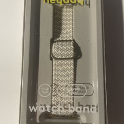 Heyday Gray Watch Band For Apple Watch New Sealed 38 - 41 mm Style Casual Class