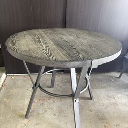 Tall round dining table