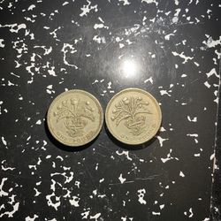 1984 Elizabeth II One Pound Error Coin Upside Down “nemo me impune lacessit”