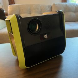 Portable Projector With HDMI Cable 