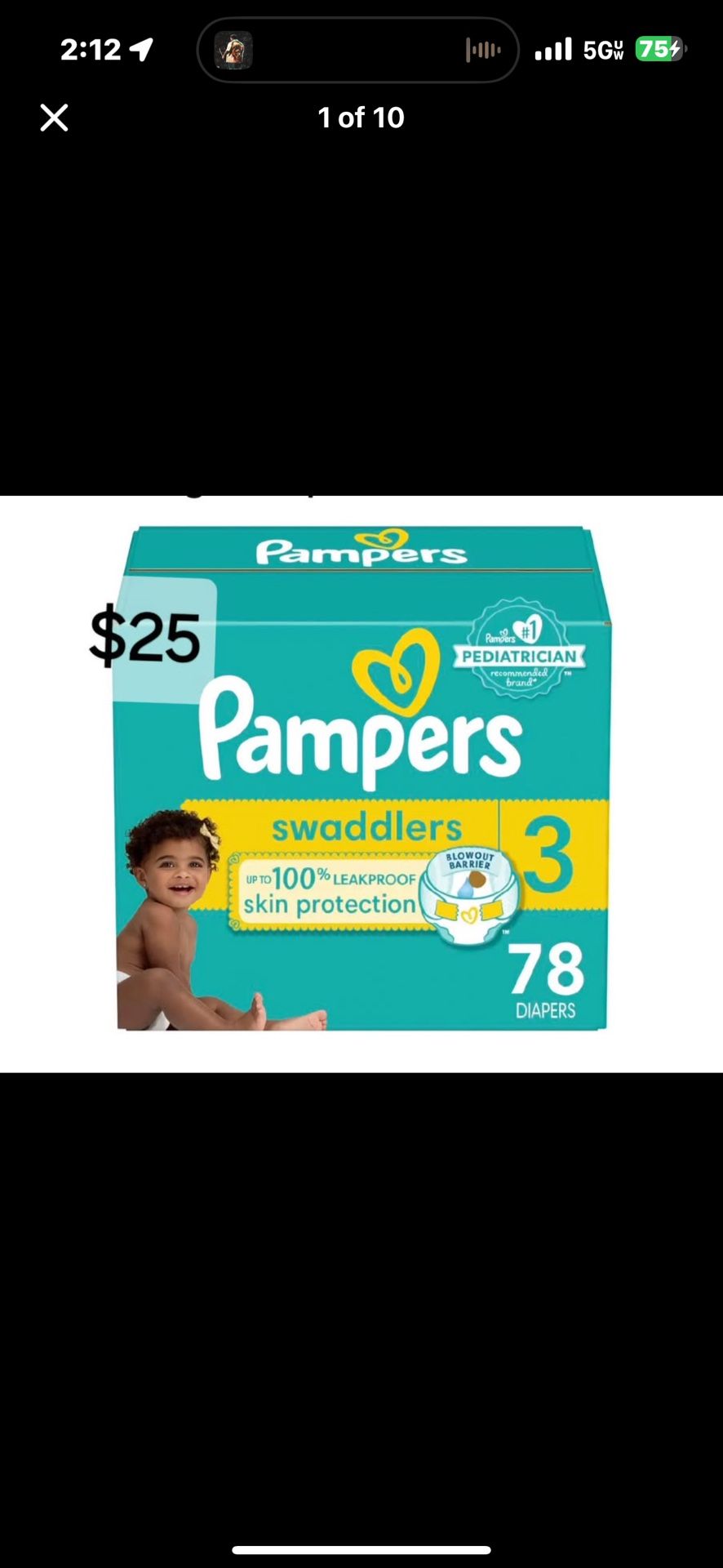 Pampers Swaddlers Size 3