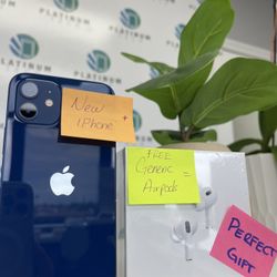 iPhone 12, Unlocked, 64 Gb, Blue, 83% BH, $280