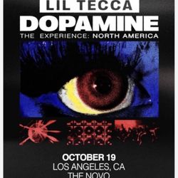 Lil Tecca Dopamine Tour Floor ticket