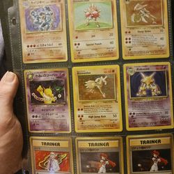 Holographic Pokémon Cards Near Mint Condition
