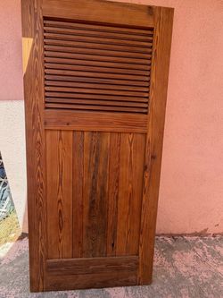 Wooden door