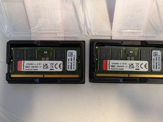 Kingston 64gb kit DDR5-4800MHz SODIMM Laptop Memory
