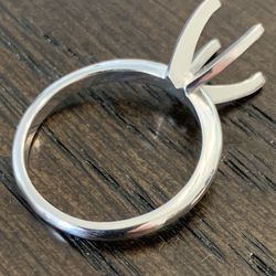 Platinum Solitaire Ring Wedding Ring 