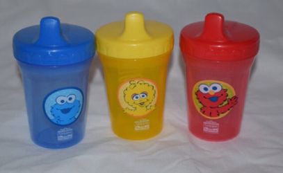 Sesame Street Spill Proof Sippy Cups