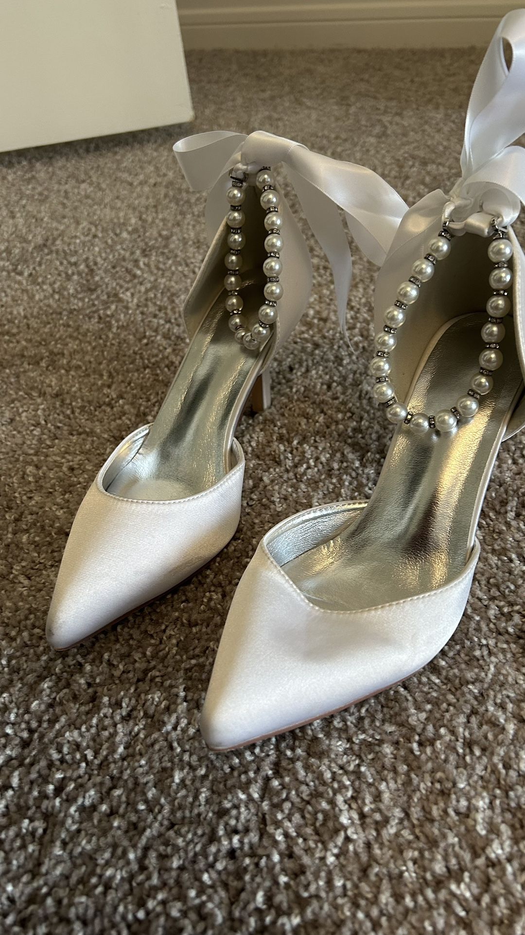 White Wedding Shoes