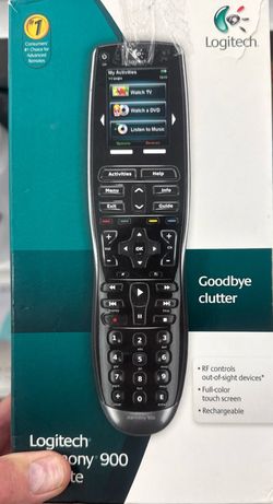 Logitech Harmony 900 Wireless Universal Remote Control with IR Blaster