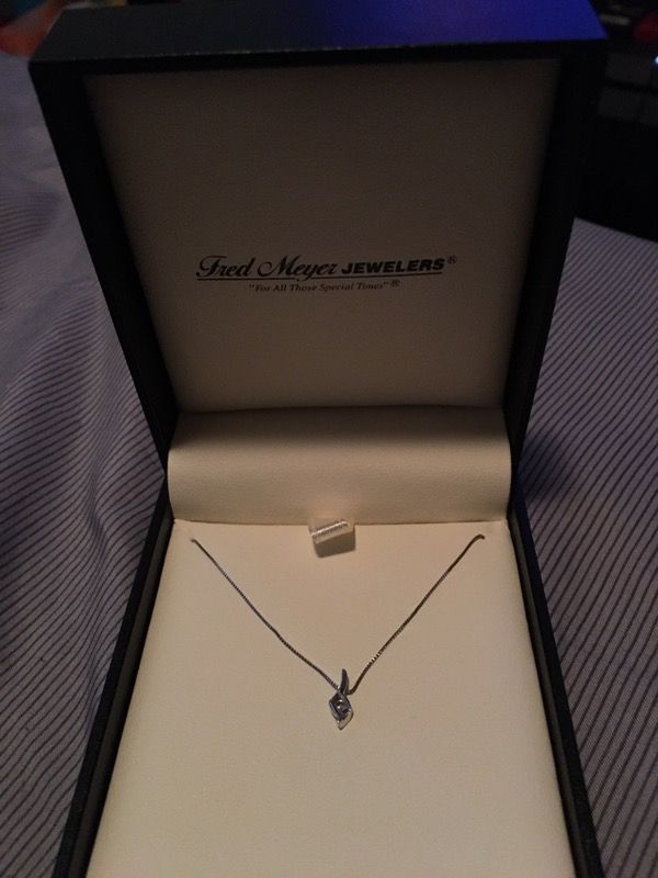 Fred Meyers 14k White Gold Necklace