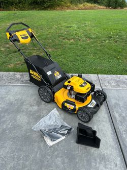 DEWALT 21 in. 196cc E-GOV Engine 3-in-1 Gas RWD Self-Propelled Lawn Mower with High Rear Wheels $579 plus tax at Home Depot
