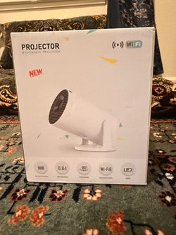 Multimedia Projector with Wi-Fi 6