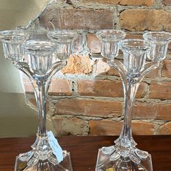 Stunning Crystal candelabras