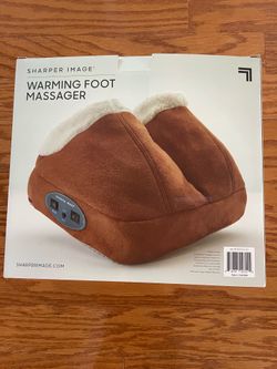 Sharper image warming foot massager