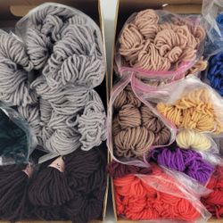 100% Virgin Wool Yarn 30 Yard 1 Ounce Vintage Skein