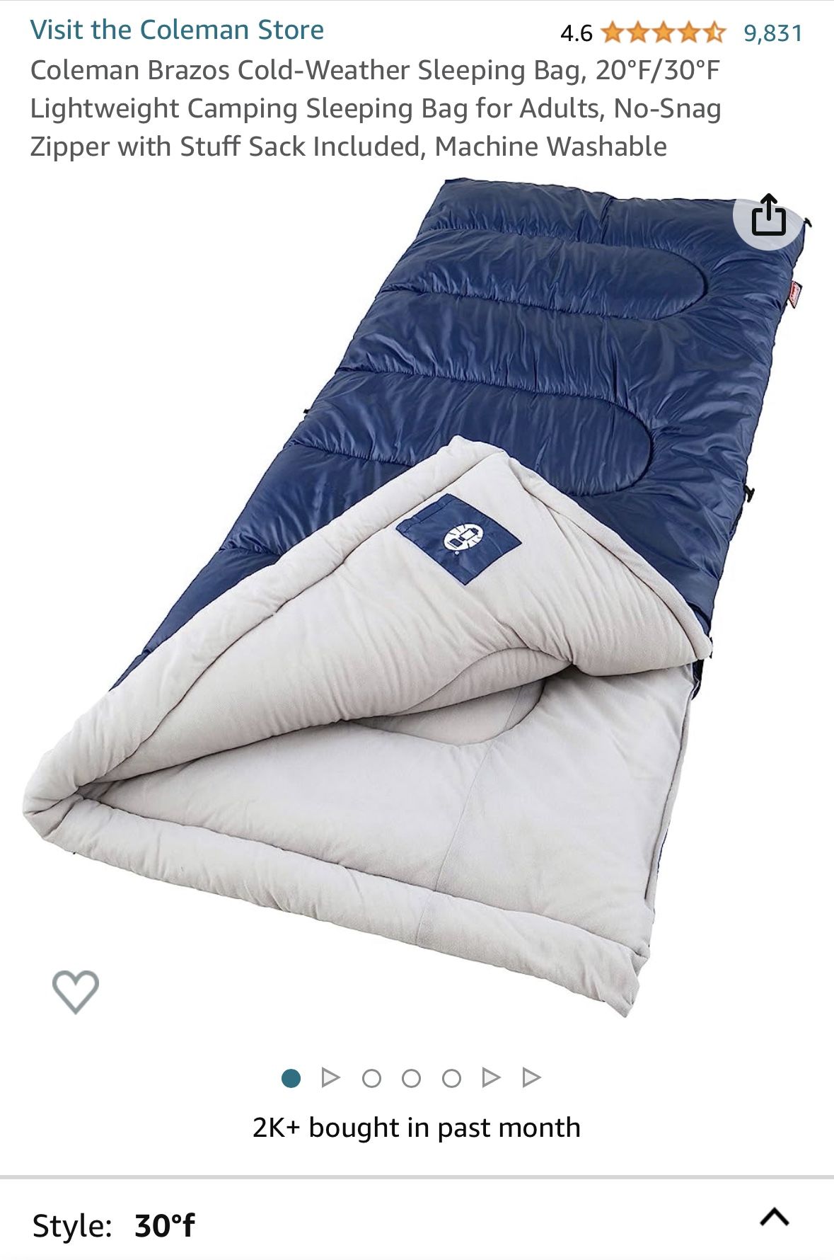 Coleman Sleeping Bag