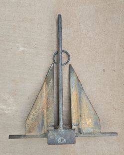 Fluke anchor (Danforth style).