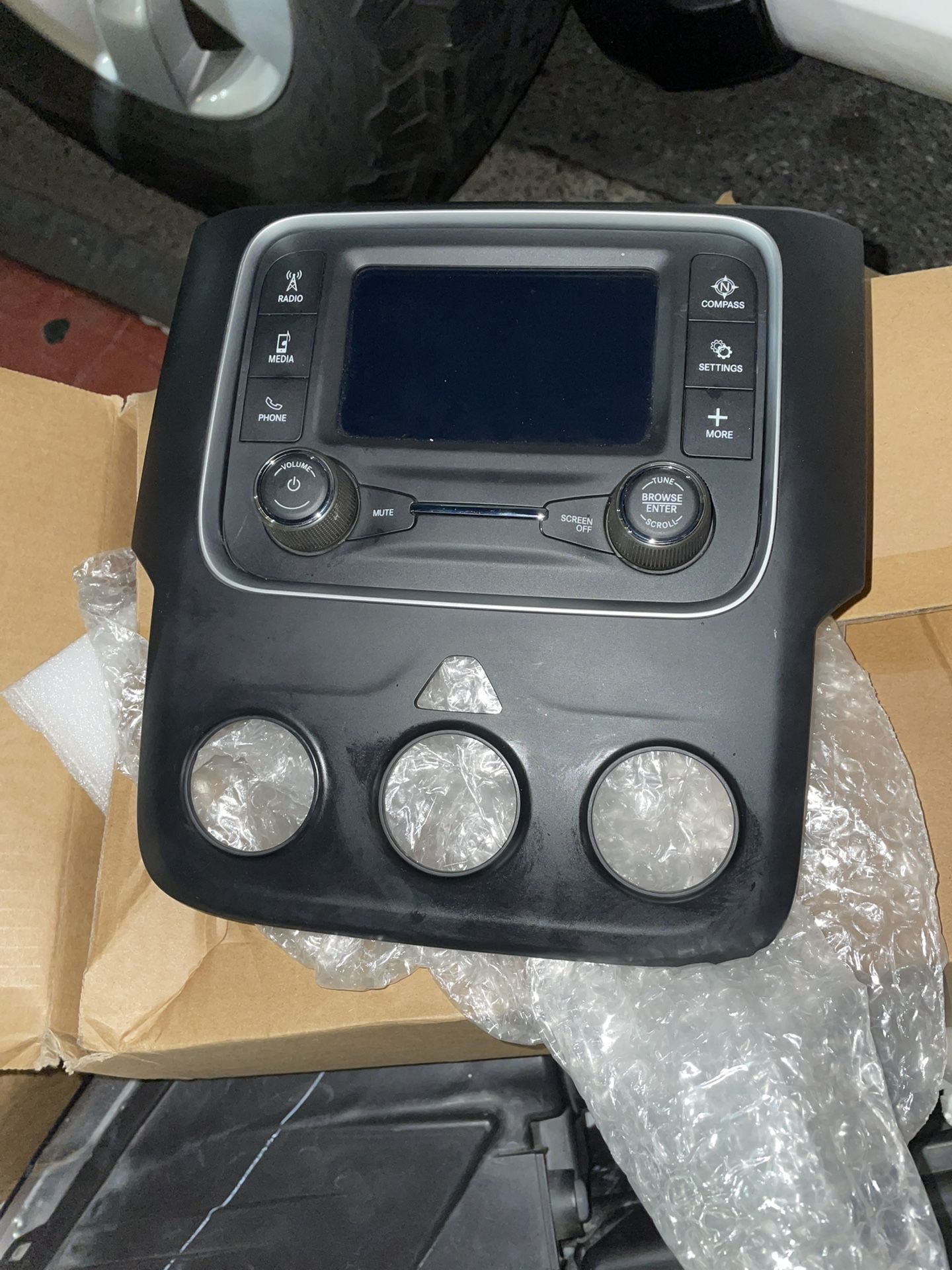 Base/standard uconnect radio new oem
