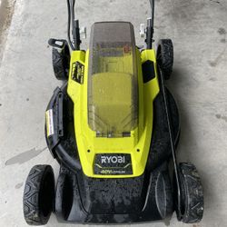 Ryobi Electric Lawn Mower/ with Batt